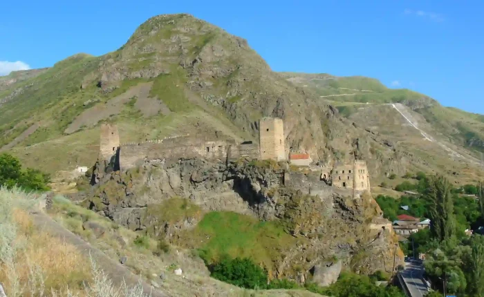 The powerful medieval citadel of Khertvisi, one of the oldest historic castles of Georgia