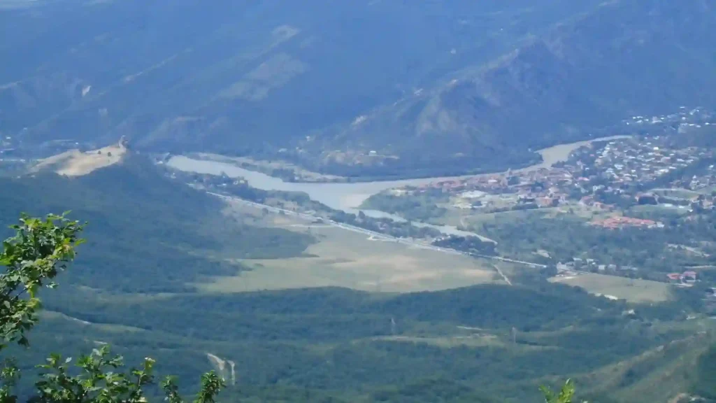 Jvari Monastery overlooking Mtskheta on the Cognitive tour in Georgia