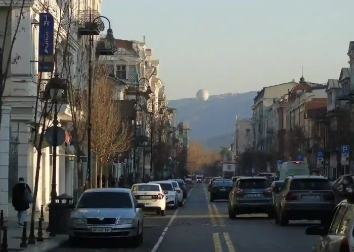 Historic old avenue in Tbilisi, part of the Eco tour in Georgia itinerary.