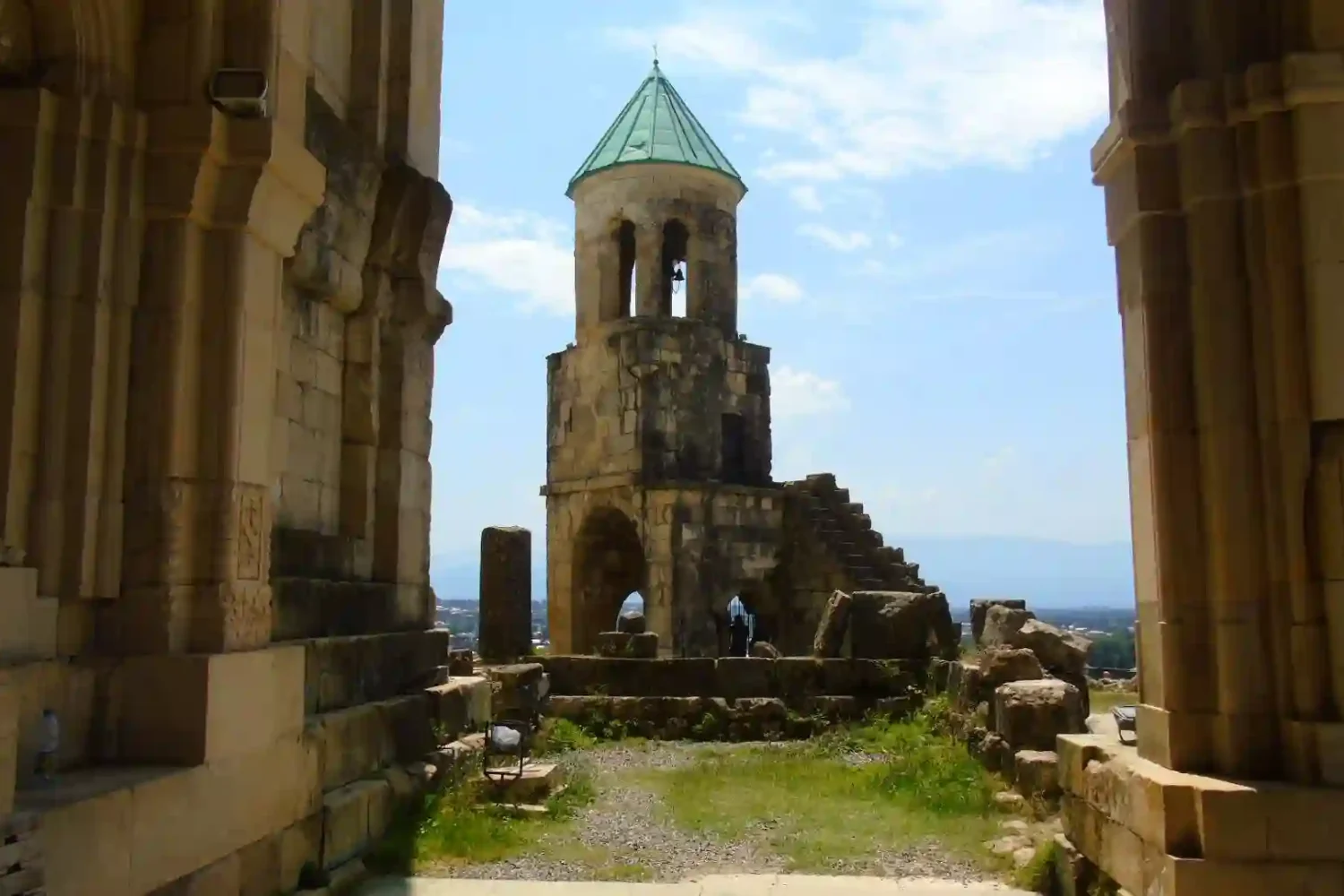The historic Bagrati Cathedral in Kutaisi, a highlight of our tours from Tbilisi.