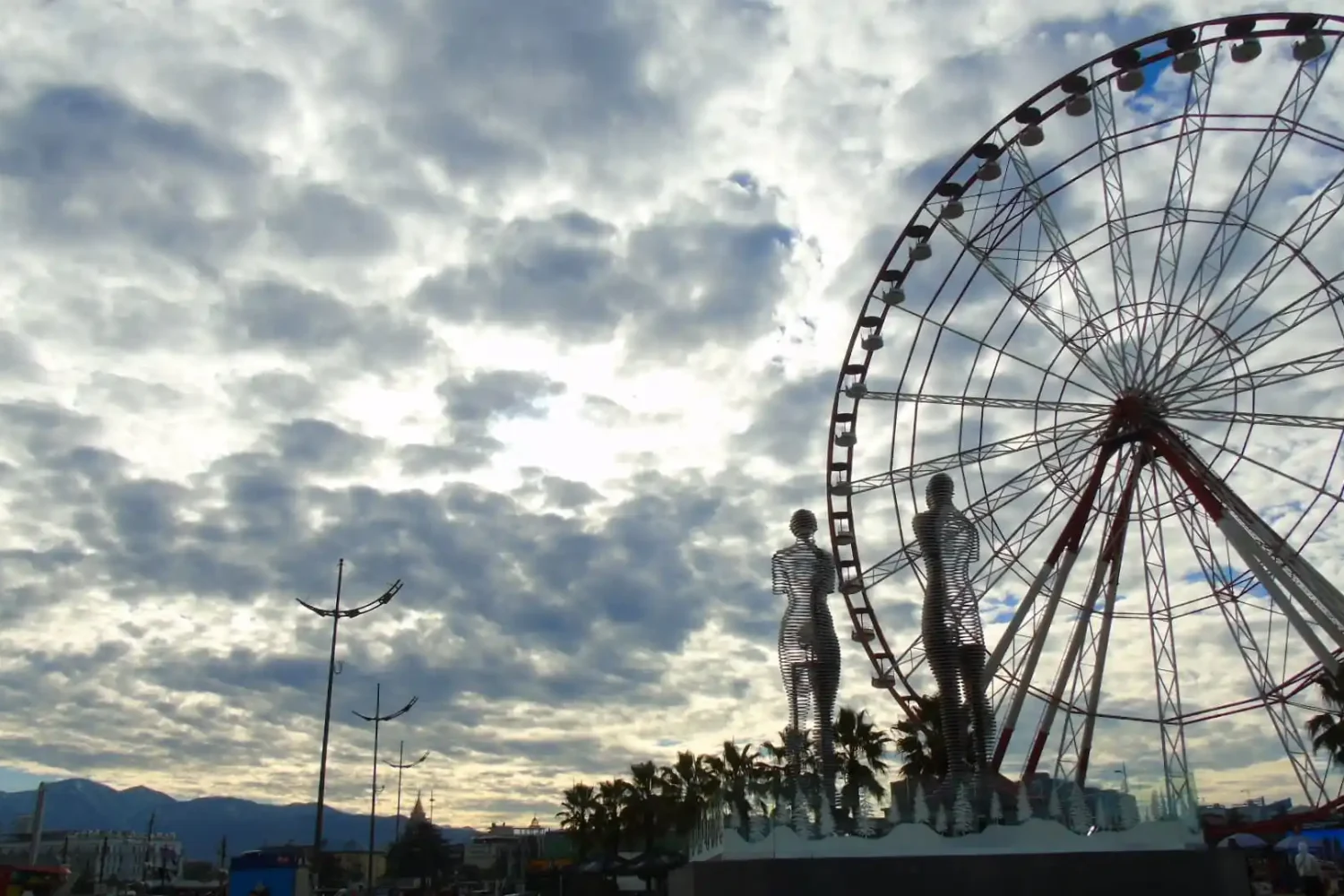 Zezva and Mzia statue