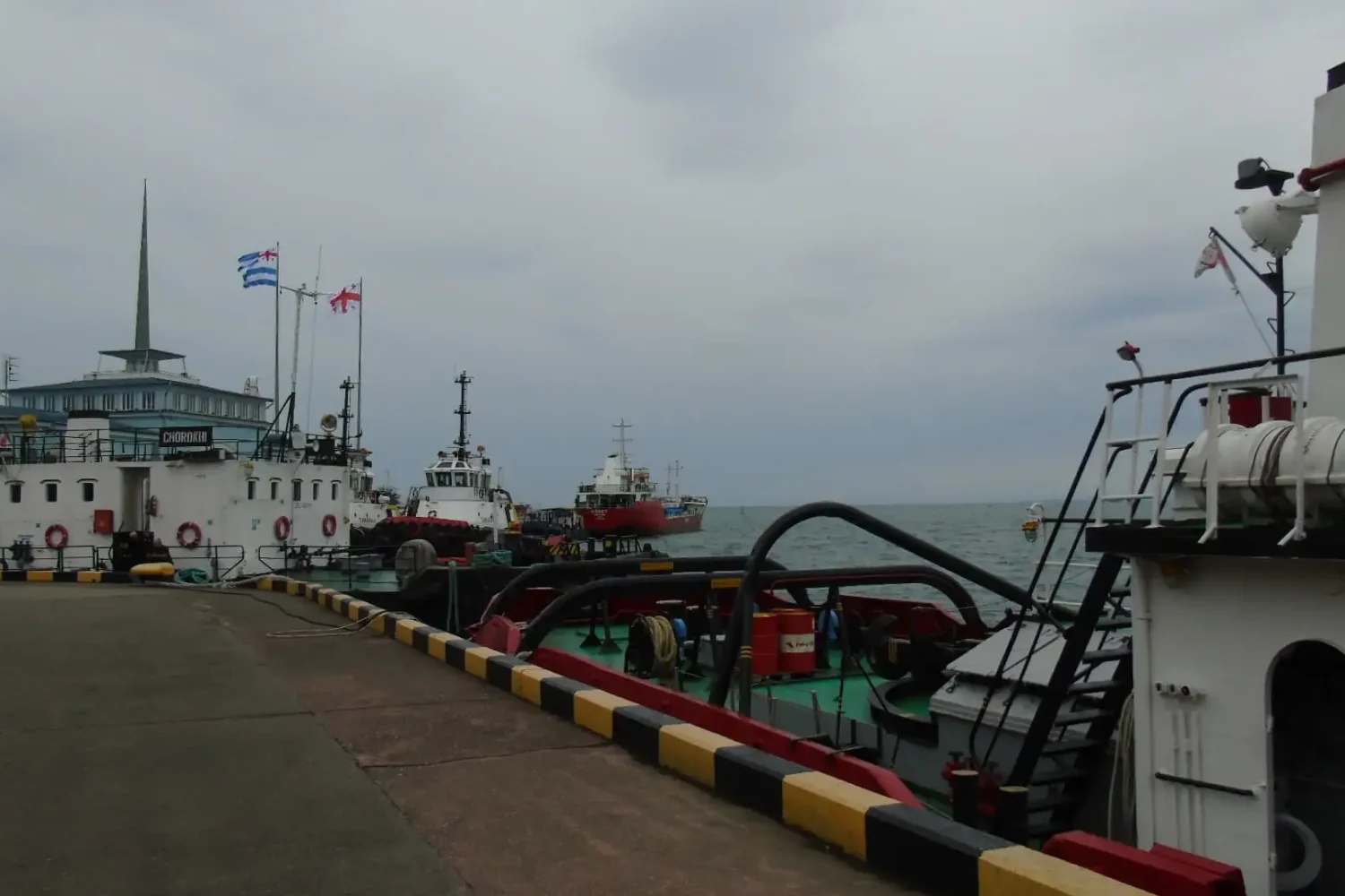 Port architecture on Trip from Batumi to Petra Castle