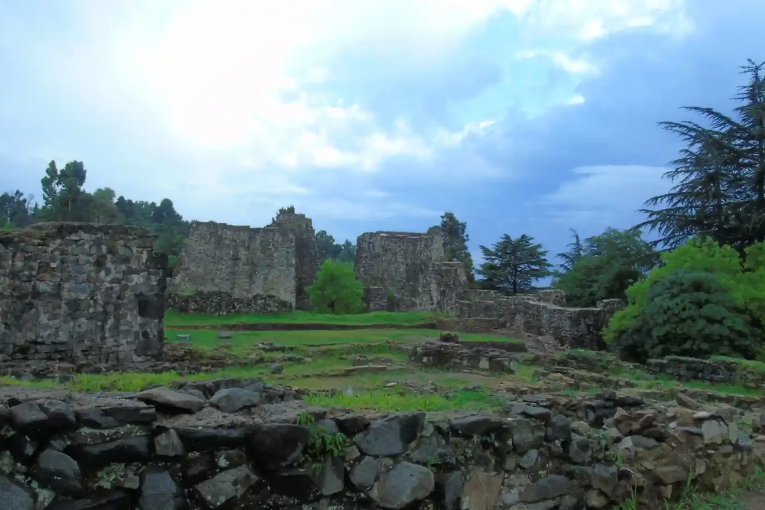 Ancient ruins on our Trip from Batumi to Petra Castle