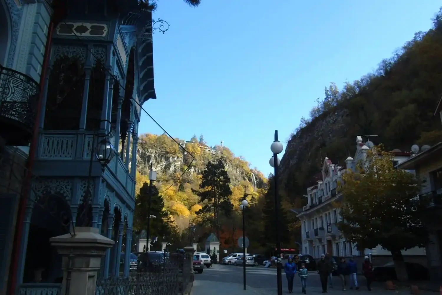 Main entrance gate of Borjomi Central Historical Park