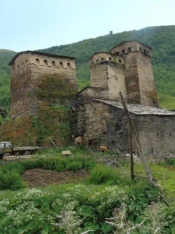 Medieval Svan village