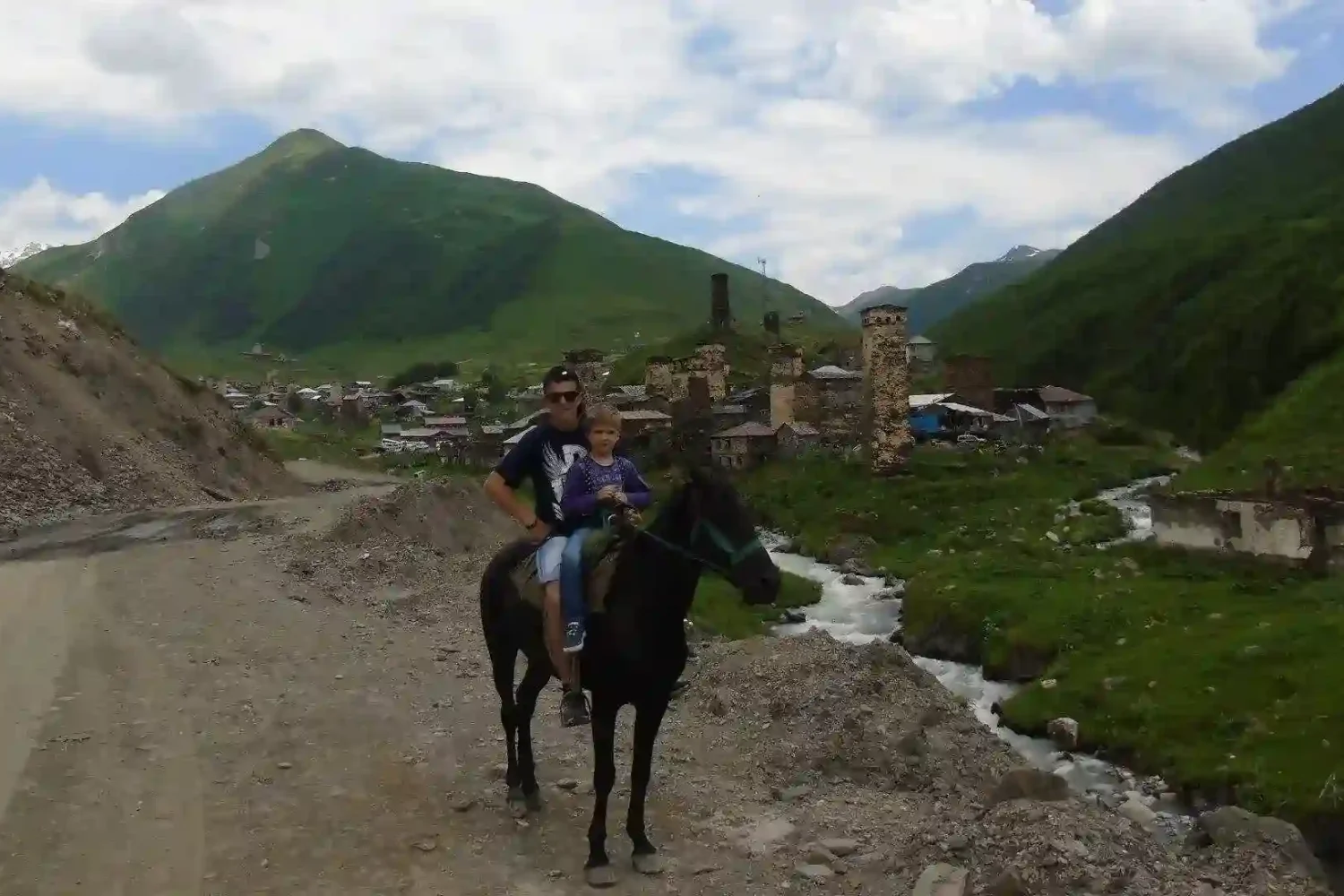 Horse riding in Chazhashi - Mestia traveling tours from Batumi