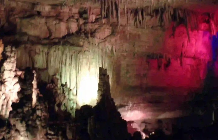 Inside the majestic halls.