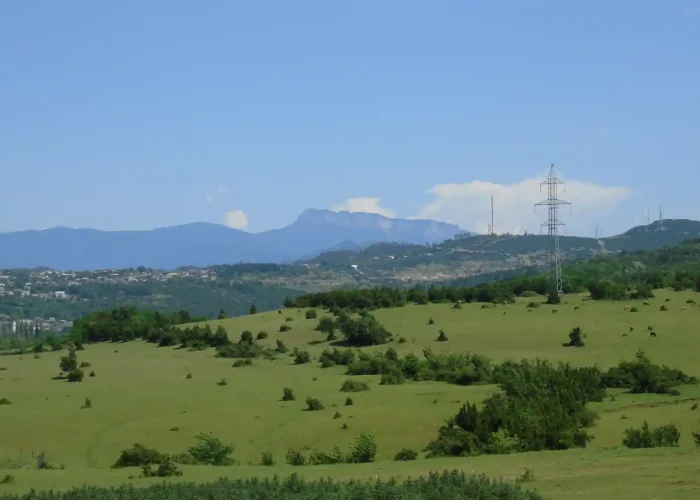 Scenic view of the mountain landscape during our Imereti expedition