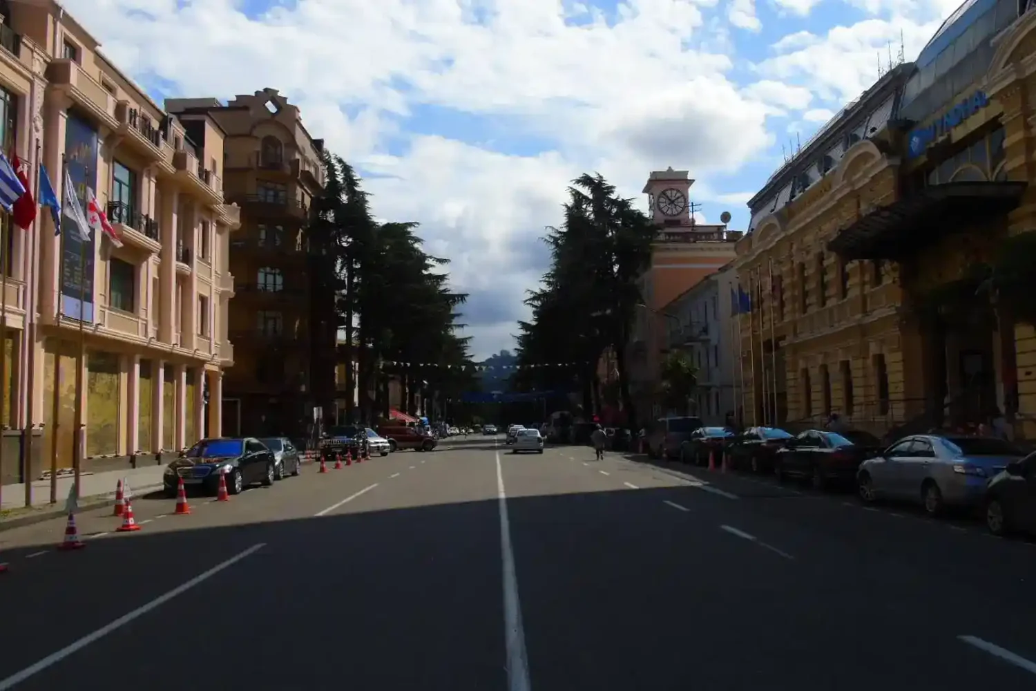 City exploration during Batumi Makhuntseti Waterfall tour