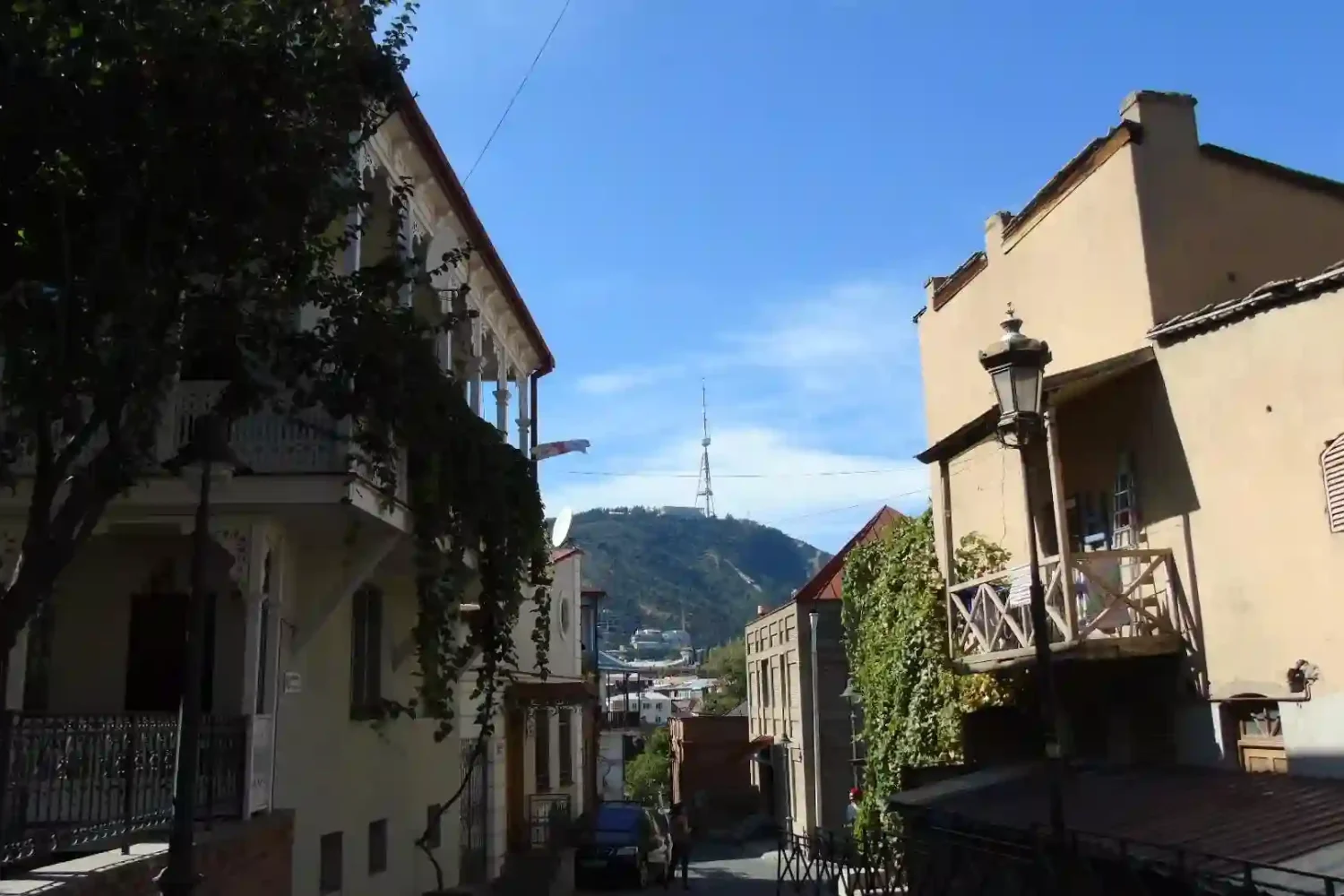 Mtatsminda views on our Trip from Tbilisi to Mtskheta