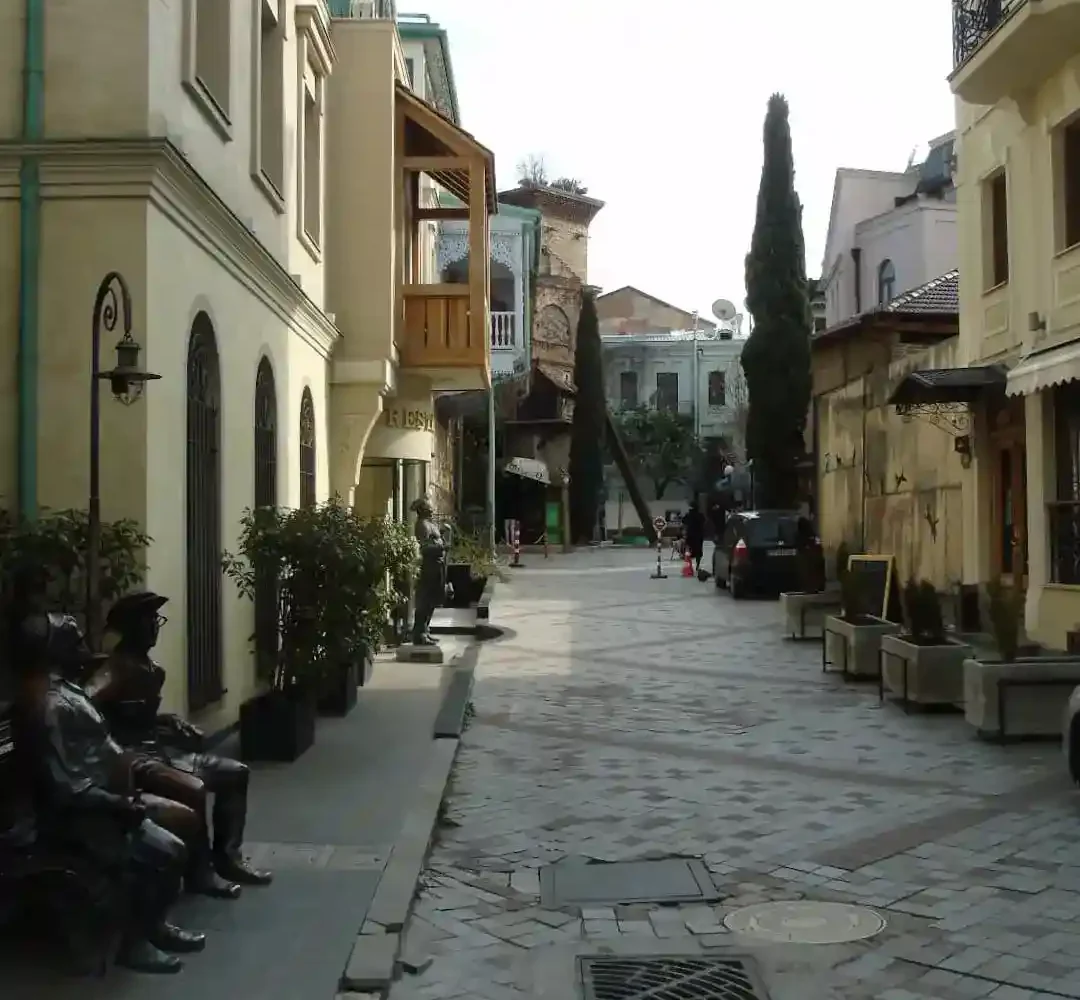 Map of our Excursion in old Tbilisi route