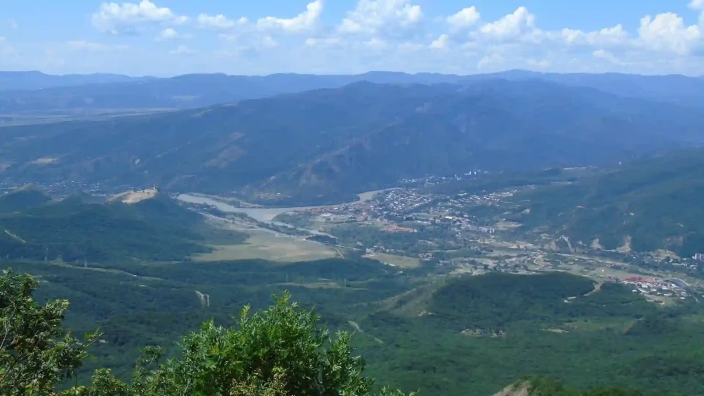 View of Mtskheta from above - Day trip from Tbilisi to Mtskheta