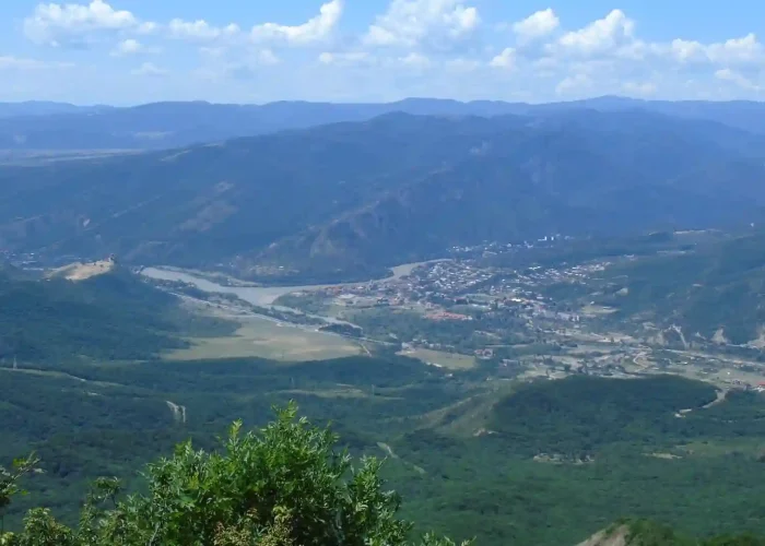View of Mtskheta from above - Day trip from Tbilisi to Mtskheta