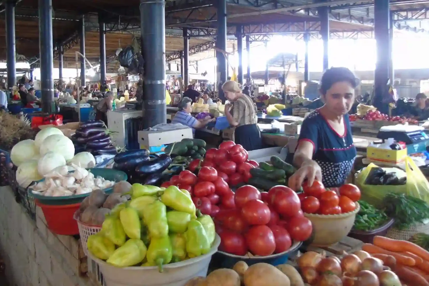 Local market visit on Day tour to Telavi from Tbilisi