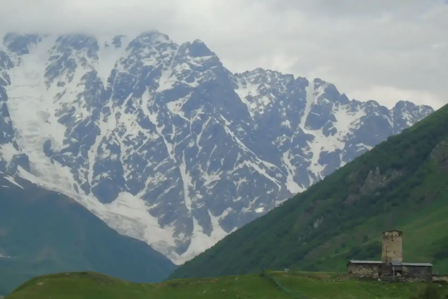 Lamaria Church in Ushguli - Mestia traveling tours from Batumi