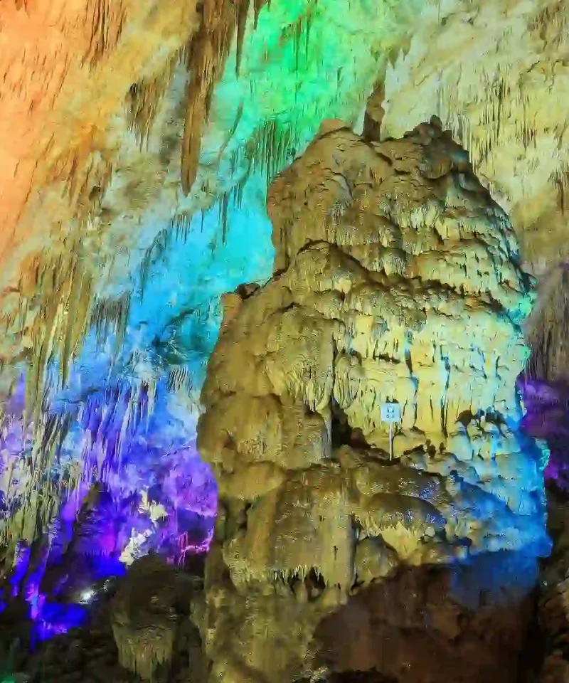 Spectacular Prometheus Cave in Tskaltubo during a caving adventure tour in Georgia