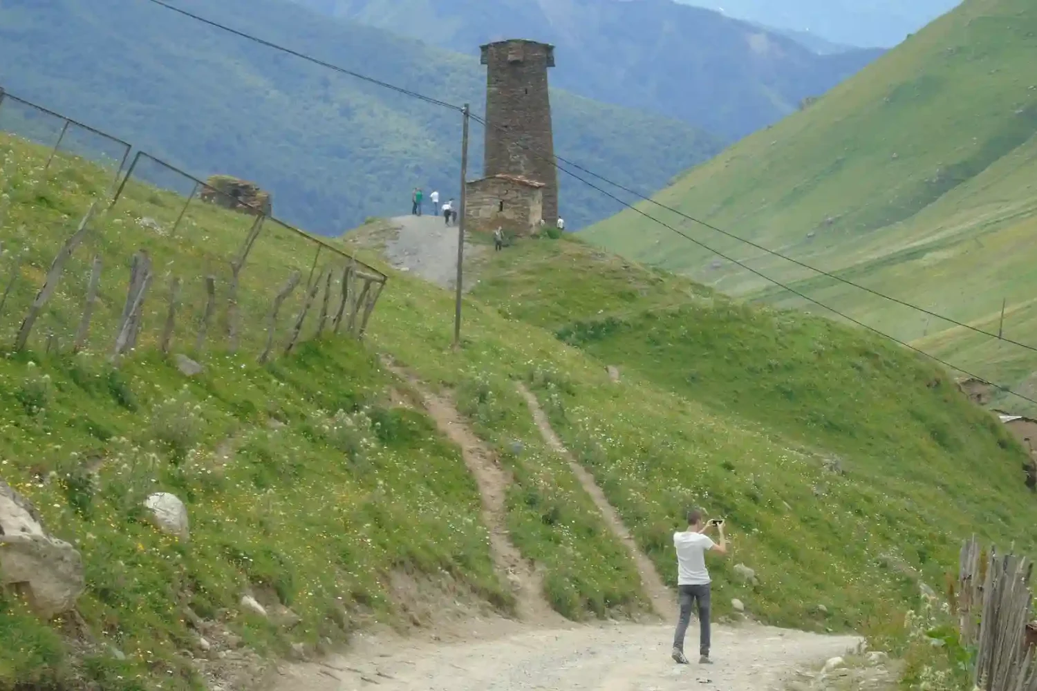 Photoshoot in Ushguli during Mestia traveling tours from Batumi