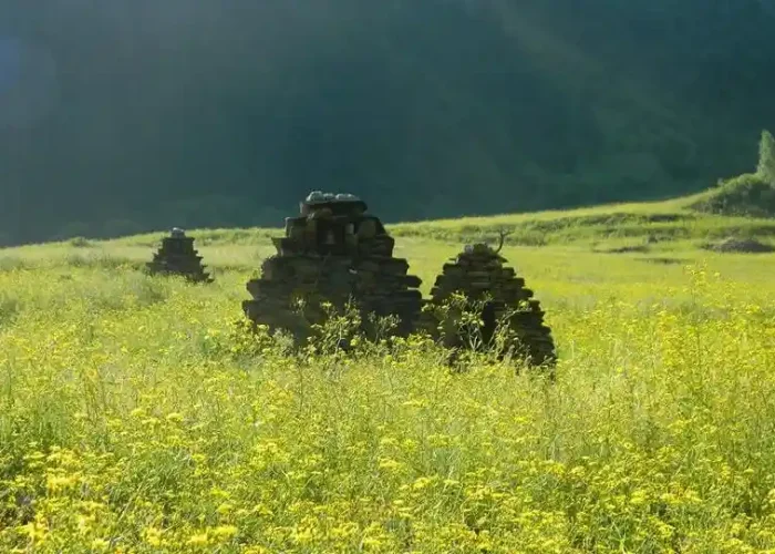 Historic village of Akhieli in the heart of the Wild Nature Trek Georgia