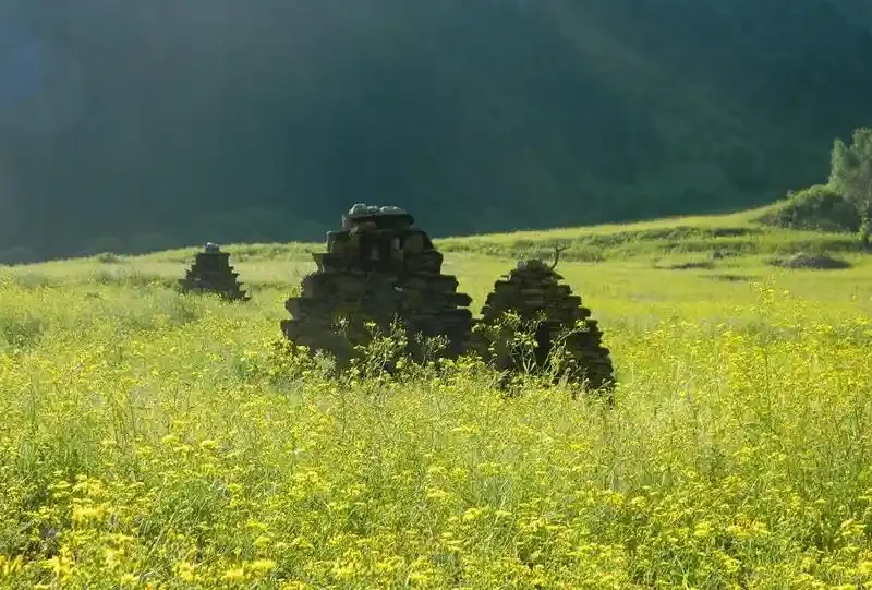 Historic village of Akhieli in the heart of the Wild Nature Trek Georgia