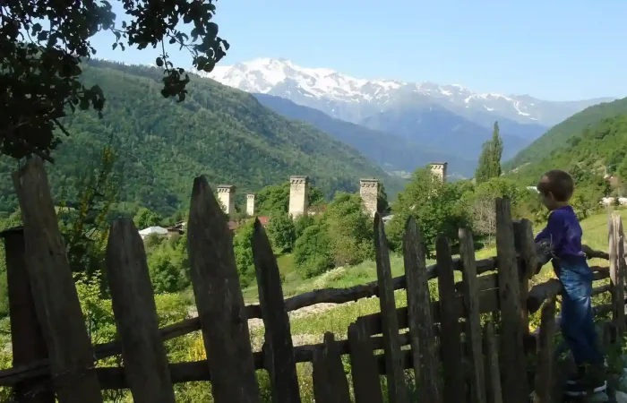 Local life in Etseri - Tours to Mestia from Tbilisi