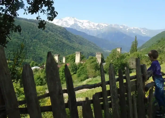 Local life in Etseri - Tours to Mestia from Tbilisi