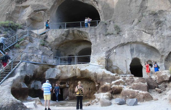 Georgia Meskheti Region Medieval Historical and Archaeological Monument Rock-Hewn City