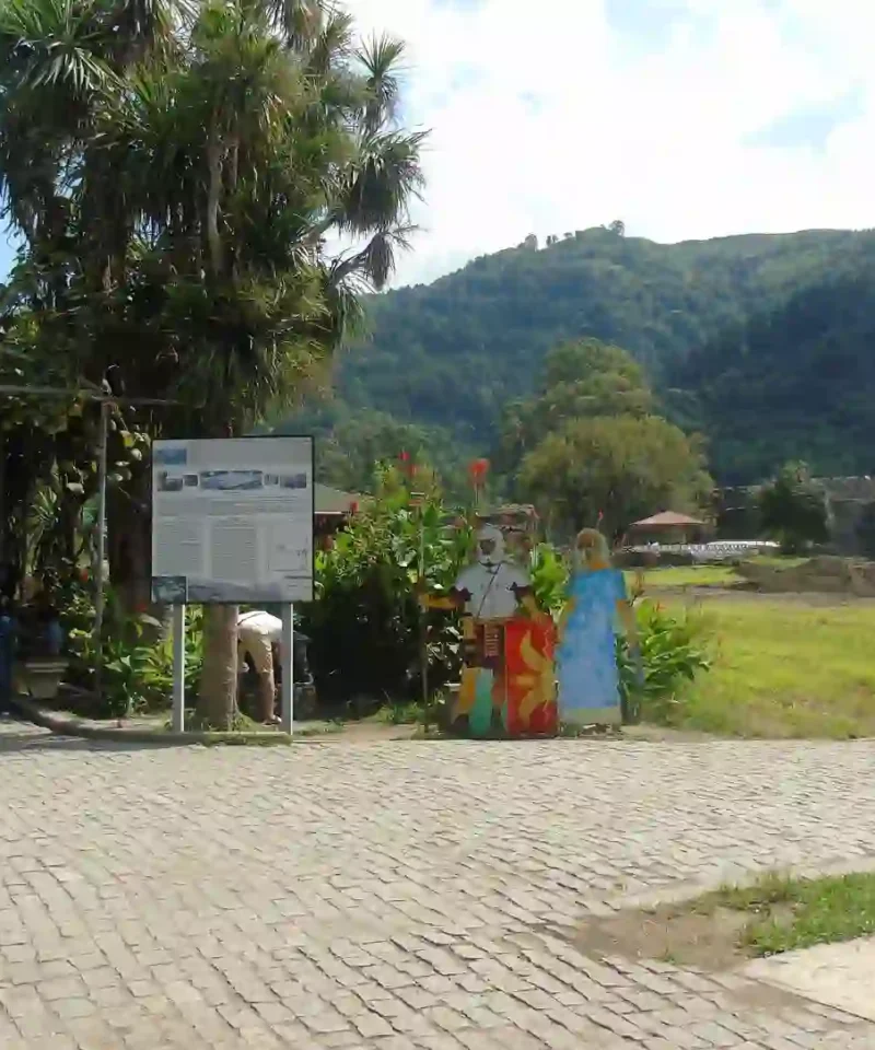 View of the Gonio-Apsaros fortress archaeological site near Batumi