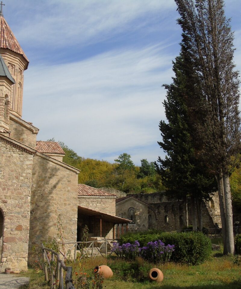 The historic church complex of Ikalto Monastery, founded in the 6th century - Kakheti - one of the best Travel Destinations in Georgia.